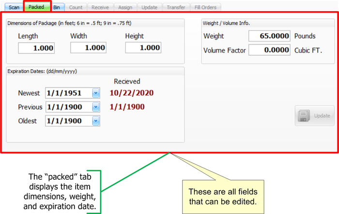 UPC Utility Startup - Price check Packed tab.png