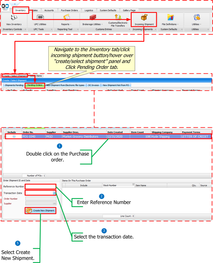 Create shipment using PO.png